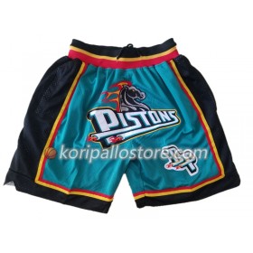 NBA Detroit Pistons Vihreä Miesten Tasku Shortsit Swingman